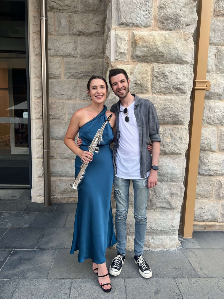 Sam and Alevia, creators of Recite.